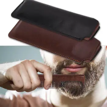 

Hair Brush 2 Colors Black Sandalwood Combs Beard Shaping Styling Template Beard Hair Comb Professional Hair Comb