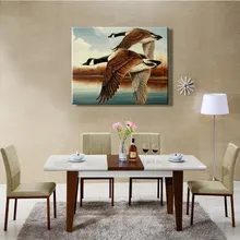 Краска от numbes художественная живопись по номерам работа животных Слон Павлин дикий гусь олень кролик лиса подарок Характеристика руководство