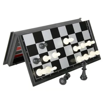 

Magnetic Chess Set Portable Folding Board Chesses Game Foreign Trade Training Special Chess Outdoor Fun Games Gift S503
