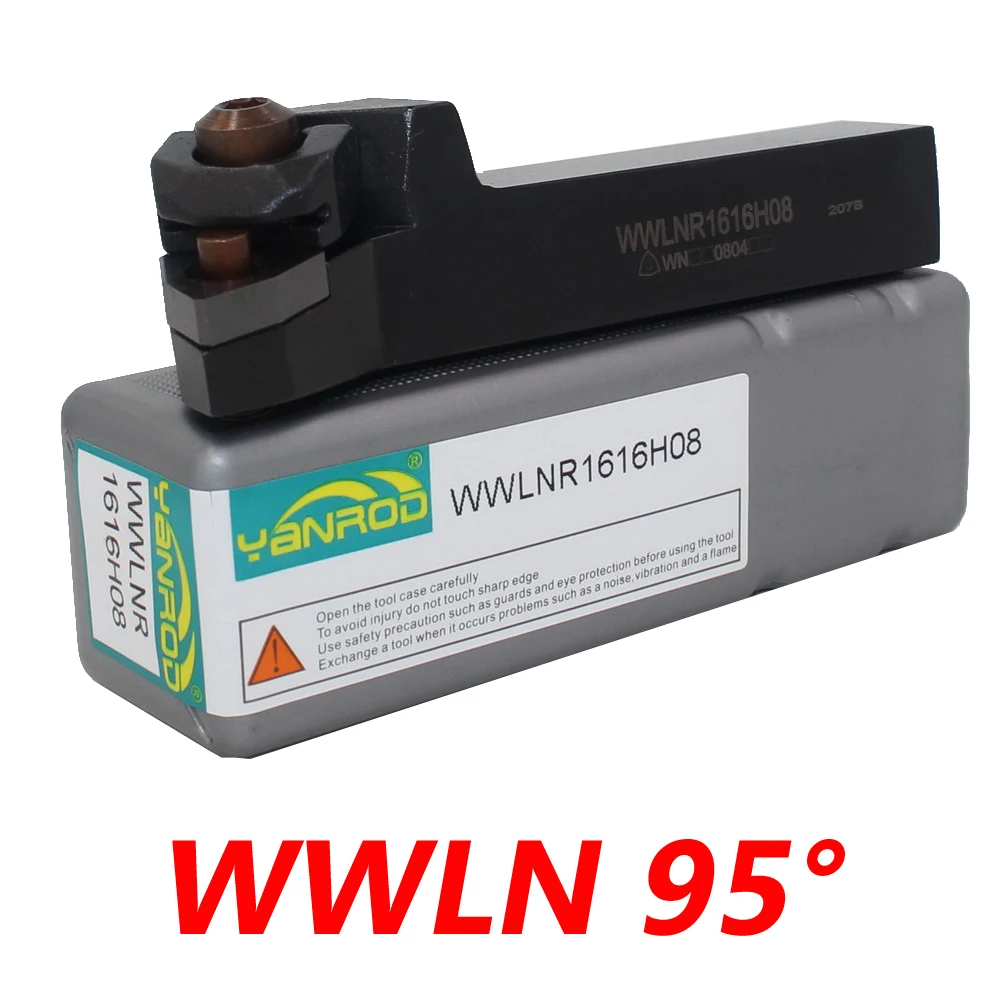 

Free Shipping WWLNR 16*16*100mm 95 Degree External Lathe Tools Holder Suit for WNMG0804 Turning Inserts
