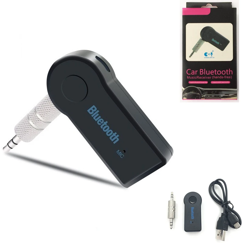 

Bluetooth Audio Receiver Universal 3.5mm Auto AUX A2DP Function Receiver Music Receiver Adapter Kit for Speaker Car Headphone PC