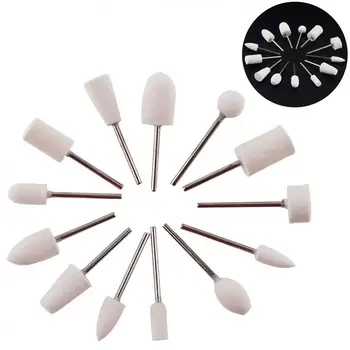 

TORO 13pcs/set Mini 2.35mm Shank Electric Wool Grinding Head with Plastic Box and Various Shapes for Power Tools Polishing