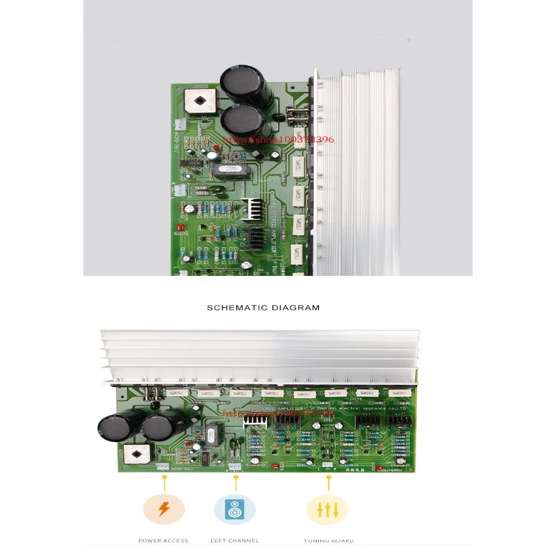 Усилитель мощности KYYSLB AC двойная плата 22 ~ 28 в 600 Вт * 2 8 1943/5200 Hi Fi высокая точность 4