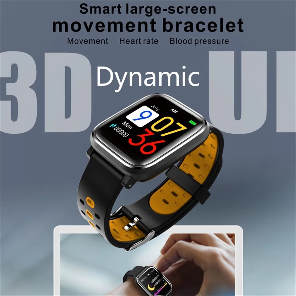 

Smart Watch Sports Fitness Activity Heart Rate Tracker Blood Pressure Bracelet Distance Calories Sports mode Sleep Detection