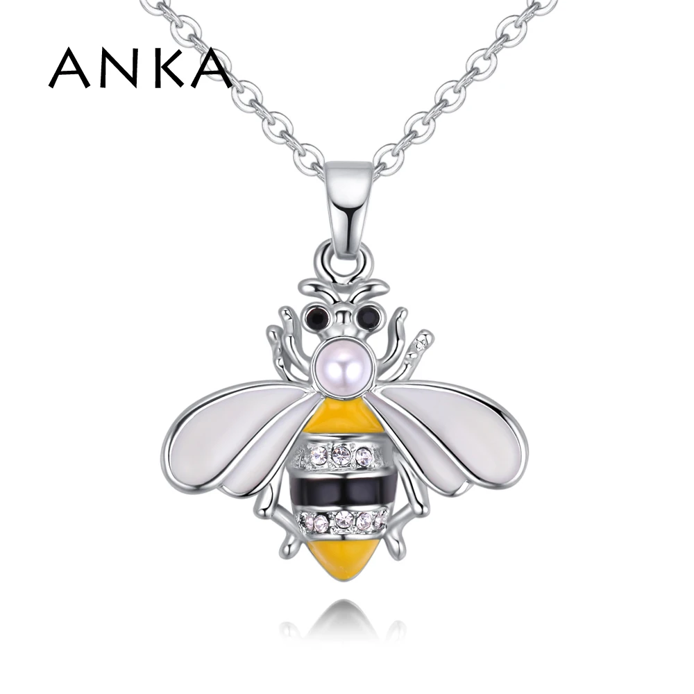 

ANKA brand colorfully wasp crystal pendants necklace fashion jewelry for party gift for women gift new necklace #132429