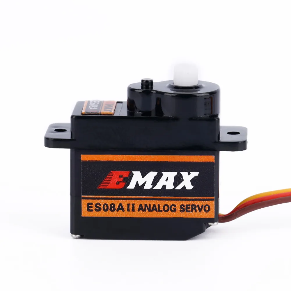 4x EMax 9g Высокочувствительный Мини Sub Micro Servo ES08A 8g ES08 3D RC самолет вертолет ES08MD ES08MA MG90S