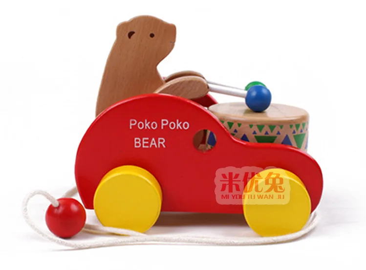 Children's Toy Musical Instrument Cubs beat drums BABY Early Learning creative wooden toys children educational learning toys Children's Toy Musical Instrument Cubs beat drums BABY Early Learning creative wooden toys children educational learning toys