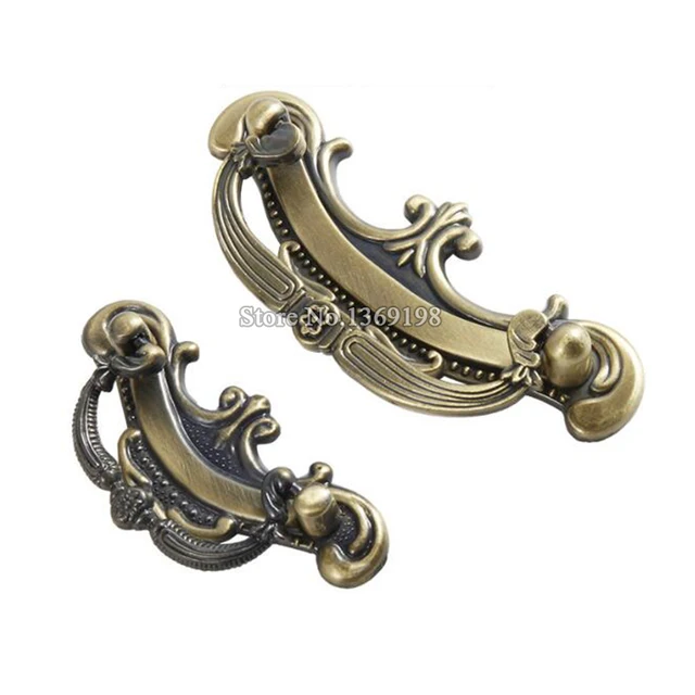 NEW 10PCS Antique Furniture Handles Vintage Handle Cupboard Wardrobe NEW 10PCS Antique Furniture Handles Vintage Handle Cupboard Wardrobe Cabinet Hareware Knobs Dresser Drawer Pull Handle - NEW 10PCS Antique Furniture Handles Vintage Handle Cupboard Wardrobe