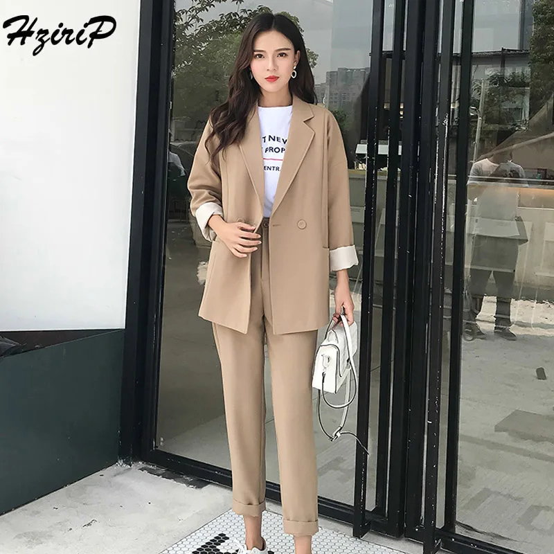 HziriP 2018 New Autumn Women's OL Office Work Ankle Length Pant Solid ...