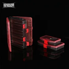 Королевство Двусторонняя multi Minnow рыболовные приманки снасти коробка с тремя размерами прочный большая вместительность PP материал