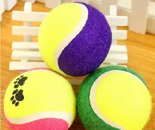 6.5CM Giant Tennis Ball For Pet Chew Toy Big Inflatable Tennis Ball Signature Mega Jumbo Pet Toy Ball Supplies Outdoor toys