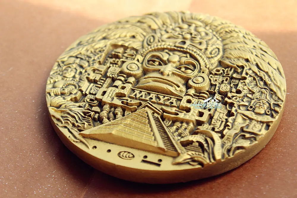 

Maya Civilization, Mexico Tourist Travel Souvenir 3D Resin Fridge Magnet Craft