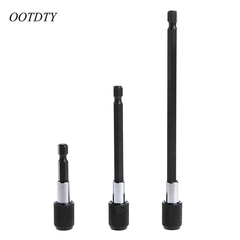 OOTDTY 3 шт. 1/4 &quotШестигранная БЫСТРОРАЗЪЕМНАЯ Магнитная отвертка держатель бит