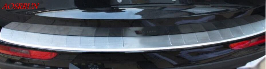 Внешний задний бампер из нержавеющей стали протектор порога Накладка педали протектора для Audi Q5 2013- аксессуары для автомобиля - Название цвета: Q5