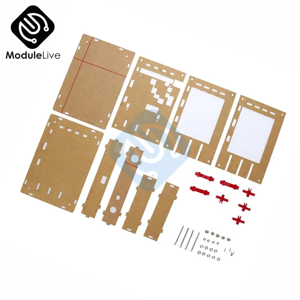Transparent Acrylic DIY Case Shell Housing with Extension Buttons and Switches for DSO138 Digital Oscilloscope Kit Transparent Acrylic DIY Case Shell Housing with Extension Buttons and Switches for DSO138 Digital Oscilloscope Kit