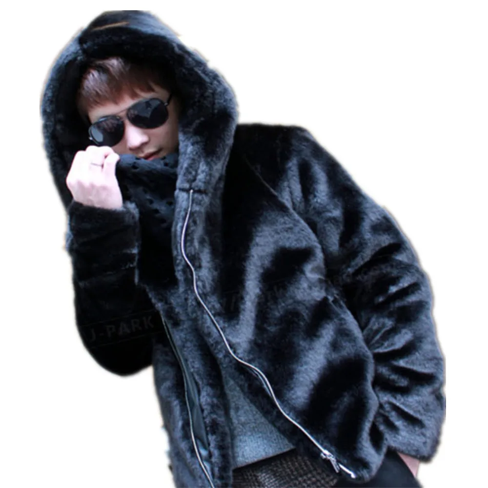 Echoine Women Coats Fashion Leopard Print Thickened Hood