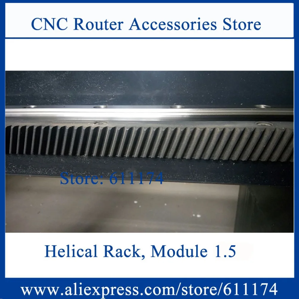 

High precision Helical gear rack and pinion, Right handle helical rack gear module 1.5 size 22*25*1000mm helical teeth rack