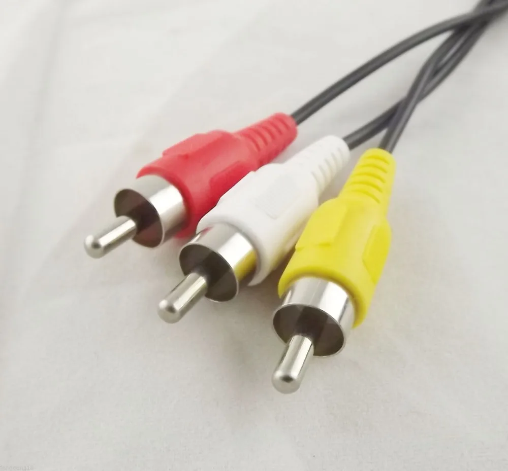 1 шт. 2 5 мм мини стерео Aux разъем к 3 RCA папа адаптер AV Аудио Видео кабель футов|cable mini