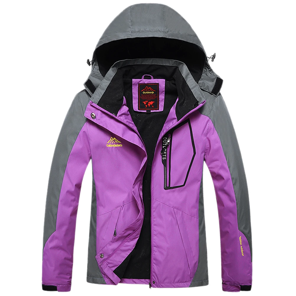 Spring autumn Women Outdoor jacket Windproof Camping Hiking sports coat