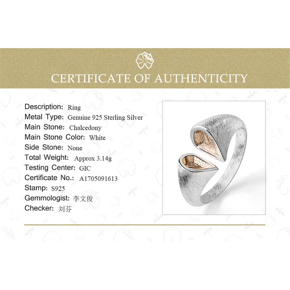 Lotus Fun Real 925 Sterling Silver Natural Handmade Creative Designer Fine Jewelry Top quality Love Heart Female Rings Bijoux