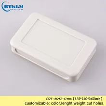 Портативная электрическая коробка abs Сделай Сам спикер ящик пластиковый корпус ручной Пластиковый корпус для электроники распределительная коробка 85*53*17 мм