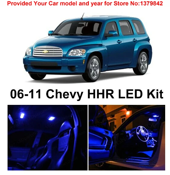 Us 22 54 44 Off Free Shipping 11pcs Lot Car Styling Xenon White Canbus Package Kit Led Interior Lights For Chevy Hhr 2006 2011 In Signal Lamp From