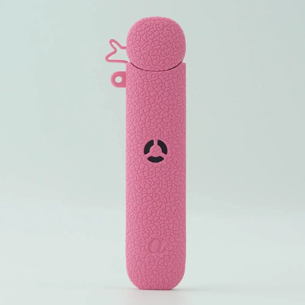 pink Чехол с текстурой кожи для RELX Alpha pod силиконовый чехол-накладка гелевый нескользящий защитный чехол для VAPE Alpha RELXPOD Kit mod - Цвет: pink