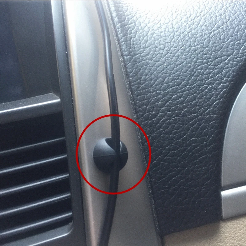 

High Quality Self-adhesive Car Wire Tie Cable Mount Clip Computer USB line Finishing Folder fixed clip auto Line fastener clip
