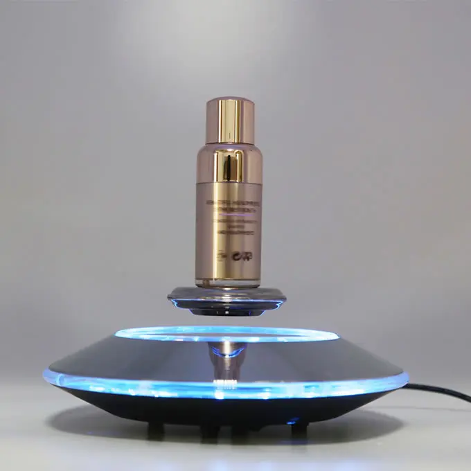 New UFO shape base levitation floating display antigravity