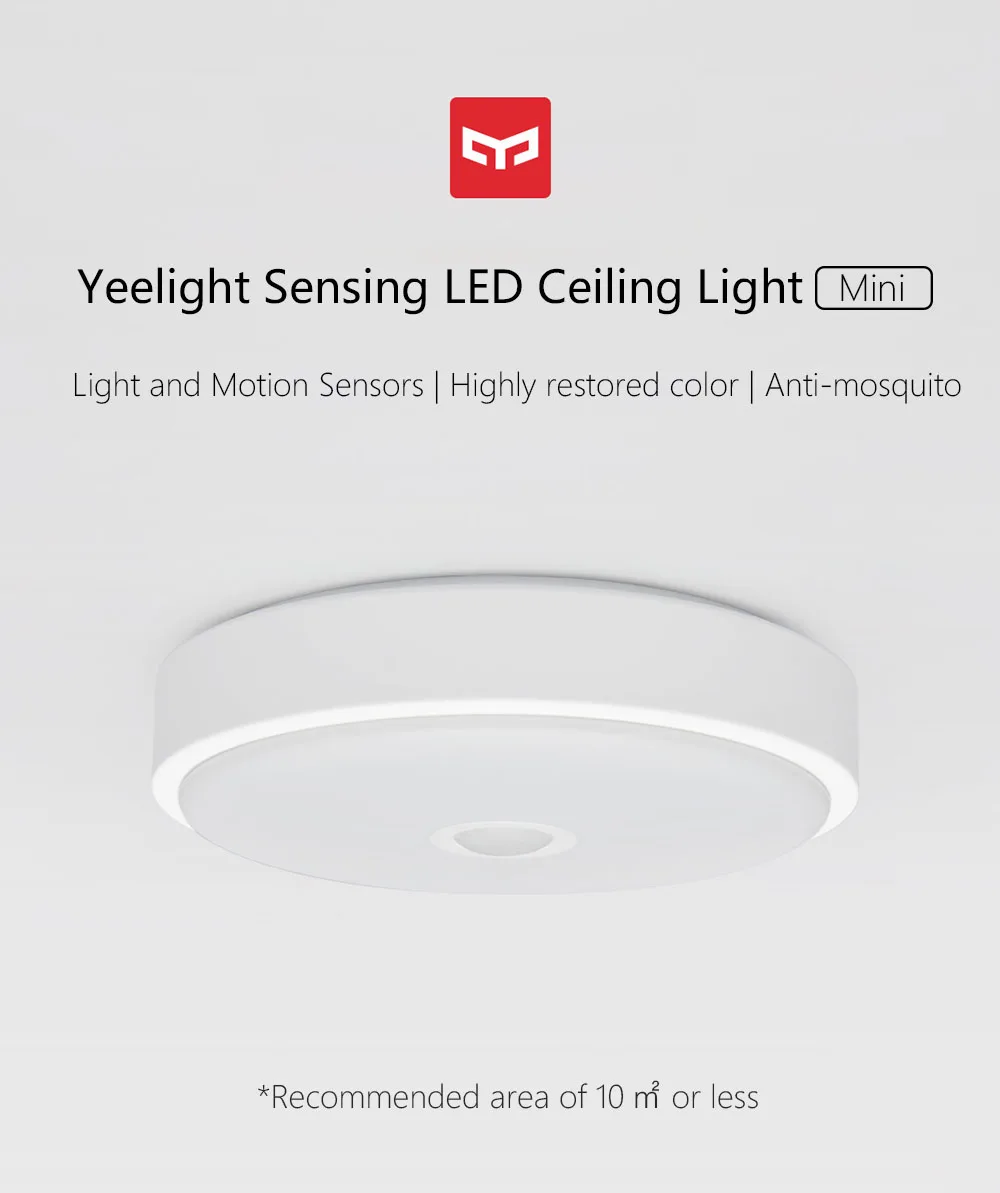 Xiaomi Mijia Yeelight Human body Motion sensor Ceiling Light Sensing Night Lights for Corridor aisle porch smart Home kit
