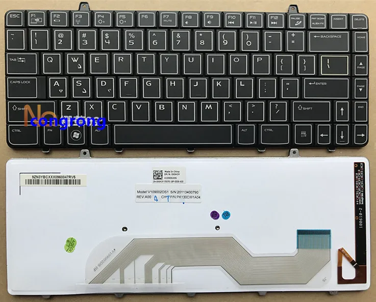 Klawiatura Laptopa Do Dell Alienware M11x R2 M11x R3 Klawiatura Zastepcza Uklad Amerykanski Z Podswietleniem I Kolorem Czarnym Zamienne Klawiatury Aliexpress
