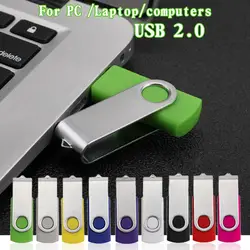 USB2.0 Flash Drive 32 ГБ 64 ГБ USB Stick высокого Скорость Flash Drive Творческой поворотная ручка привода Портативный памяти u-диск