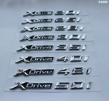

50X New ABS Chrome Car XDrive Logo Emblem Trim Sticker X Drive 20i 25i 28i 30i 35i 40i 48i 50i For BMW X1 X3 X4 X5 X6