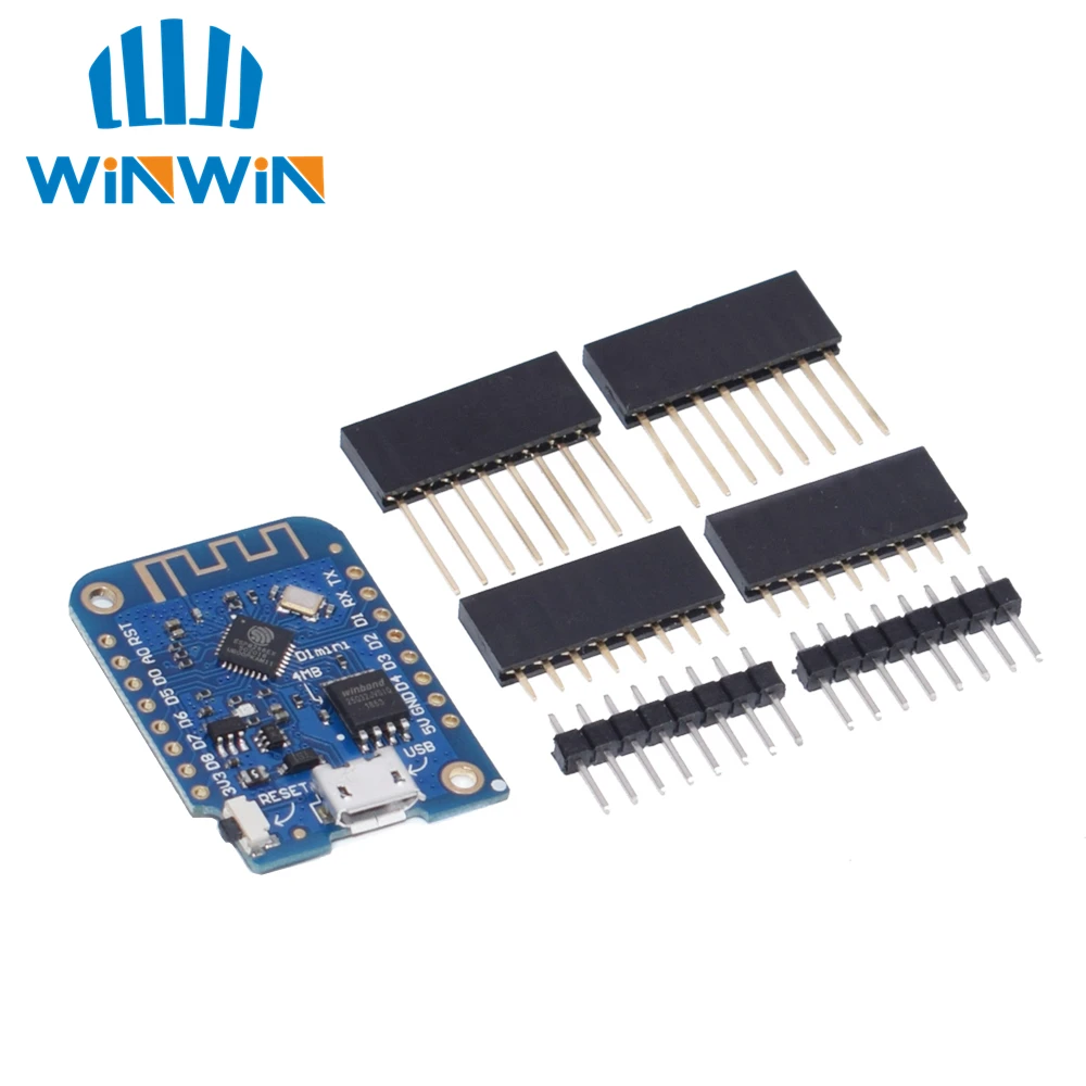 Для Wemos D1 Mini V3.0.0 wifi Интернет вещей макетная плата на основе ESP8266 CH340 CH340G для Arduino Nodemcu V2 micropyton