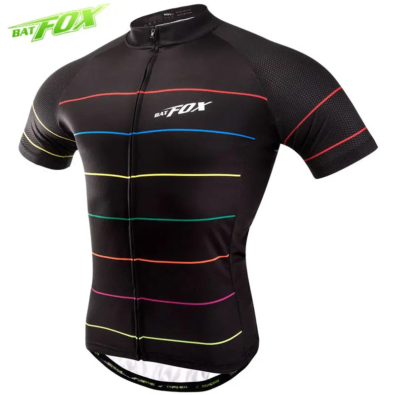 

black Cycling Jersey Top Shirts Bike Wear uniformes 2017 pro polyester cycling clothing/summer men quick dry bicycle wear Jersey