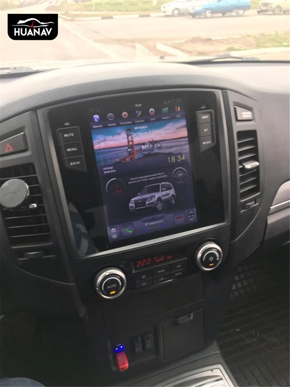 Автомобильный DVD плеер в стиле Tesla 10 4 дюйма GPS навигация для MITSUBISHI PAJERO V97 V93 Shogun Montero