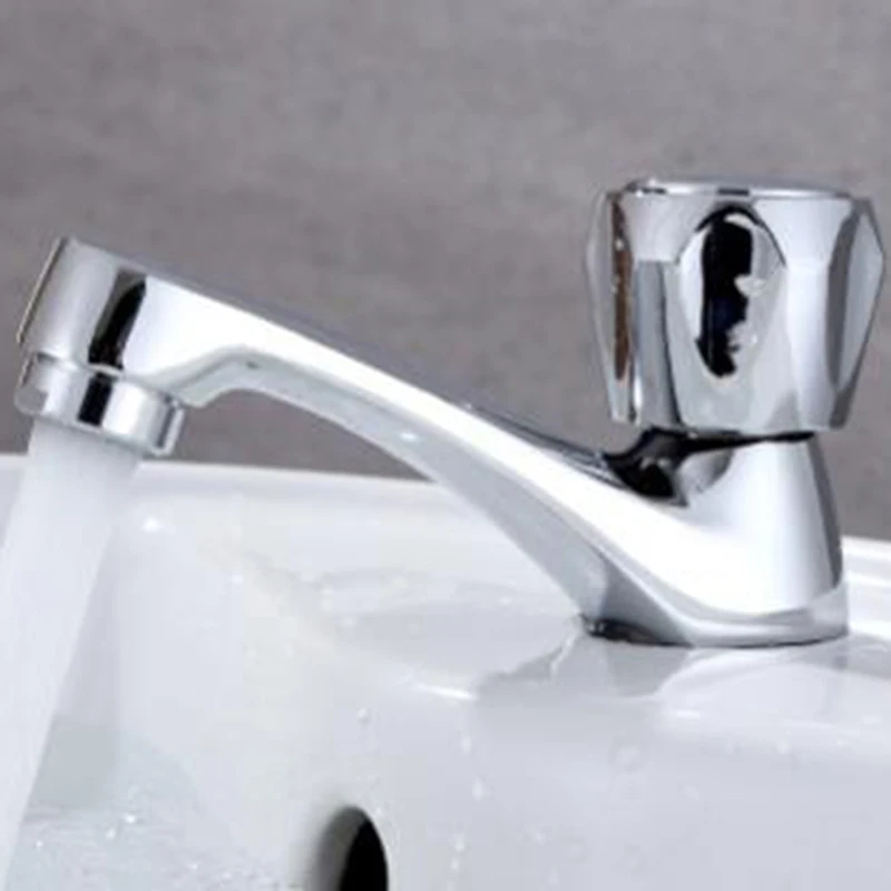Bathroom Vanity Basin Classic Wash Water Tap Top Quality Silver Single Cold Faucet Basin Faucet Kitchen Sink Accessories 2019New Bathroom Vanity Basin Classic Wash Water Tap Top Quality Silver Single Cold Faucet Basin Faucet Kitchen Sink Accessories 2019New