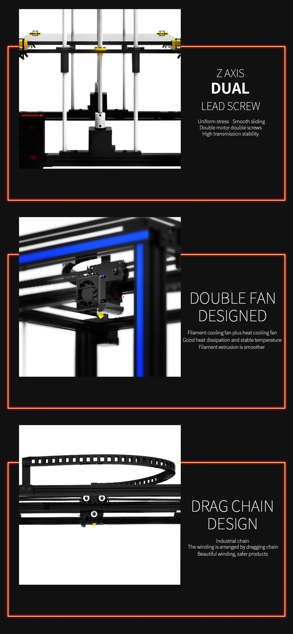 TRONXY 3d принтер X5S стабильная печать высокоточные алюминиевые профили DIY 3d принтер