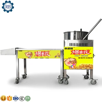 

Commercial Gas Popcorn Maker Stainless Steel Gas Popcorn Machine Big-size Popcorn Machine Corn Popper Popcorn Making Machine