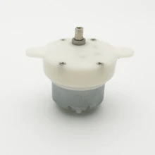 12V DC High Torque Slow Speed Electric Motor/Gearbox 3 RPM 4mm Shaft Diameter