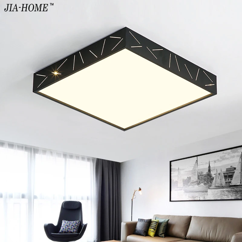 

Surface Mounted Bedroom LED Ceiling lights for living room study room square Dimming LED home ceiling lamp support 110V 220V