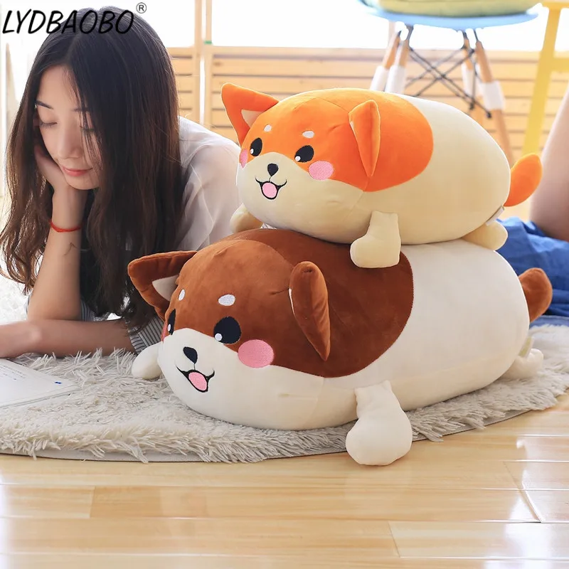 LYDBAOBO 1 шт. гигантский Шиба Собака Мягкие плюшевые куклы прекрасный животного мягкие подушки куклы детские милые игрушки для собак Для детей