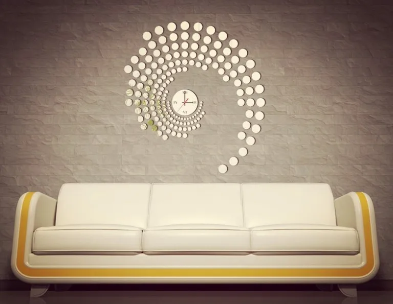 

Free shipping Round Combination Acrylic Mirror Sticker ,3D reloj de pared watch horloge Acrylic mirror sticker&Murals Vinyl