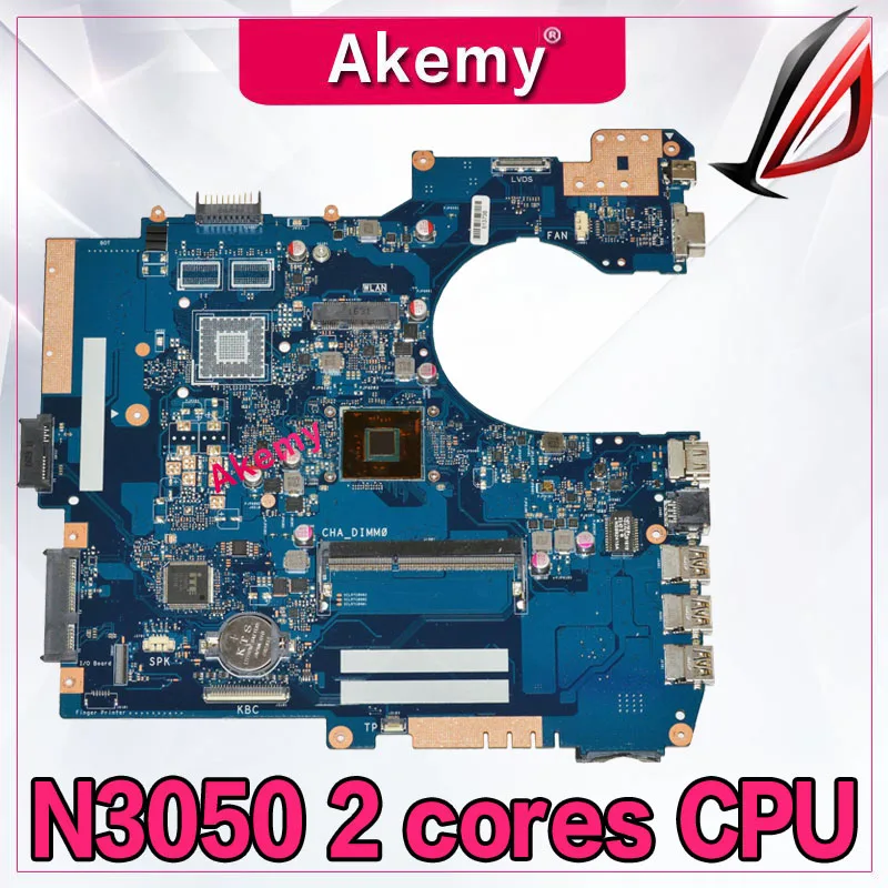 

Akemy For ASUS P552SJ PU552SJ PRO552S P552S P552SA laptop motherboard tested 100% work original mainboard 2 cores N3050