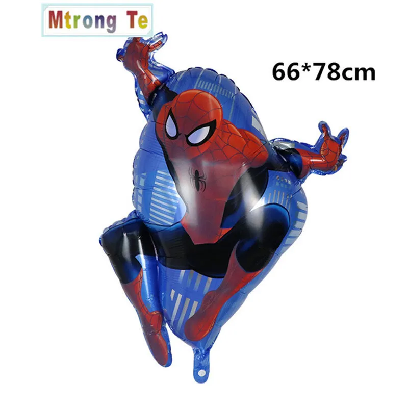 

10/50pcs Spiderman Superhero Helium Foil Balloons Children's Day Birthday Party Decoration Aluminium Spider Man Cartoon Baloon