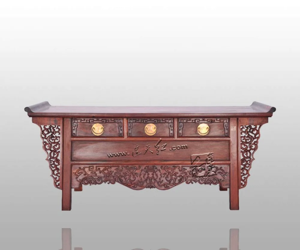 Drawing Room TV Stand Rosewood Home Furniture Solid Wood Bedside Cabinets China Antique Wooden Counter Redwood Lockers Classical