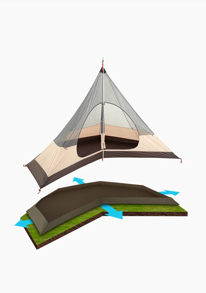 Naturehike Пирамида палатка 5-8 кемпинговая палатка ветровка дождевой шторм Парк Открытый Кемпинг супер большая палатка