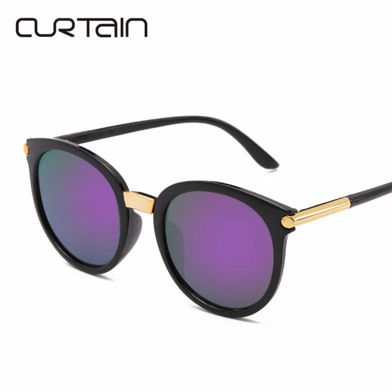 Занавес Oculos De Sol Feminino 2019 Мода ретро бренд дизайнер Супер Круглый Круг