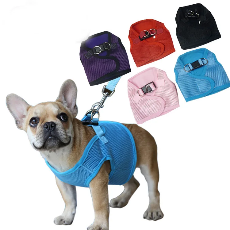 

Soft Mesh Pets Dog Harnesses Walking Vest Adjustable Puppy Doggie Outdoor Protect Vest Non Pull Pet Products