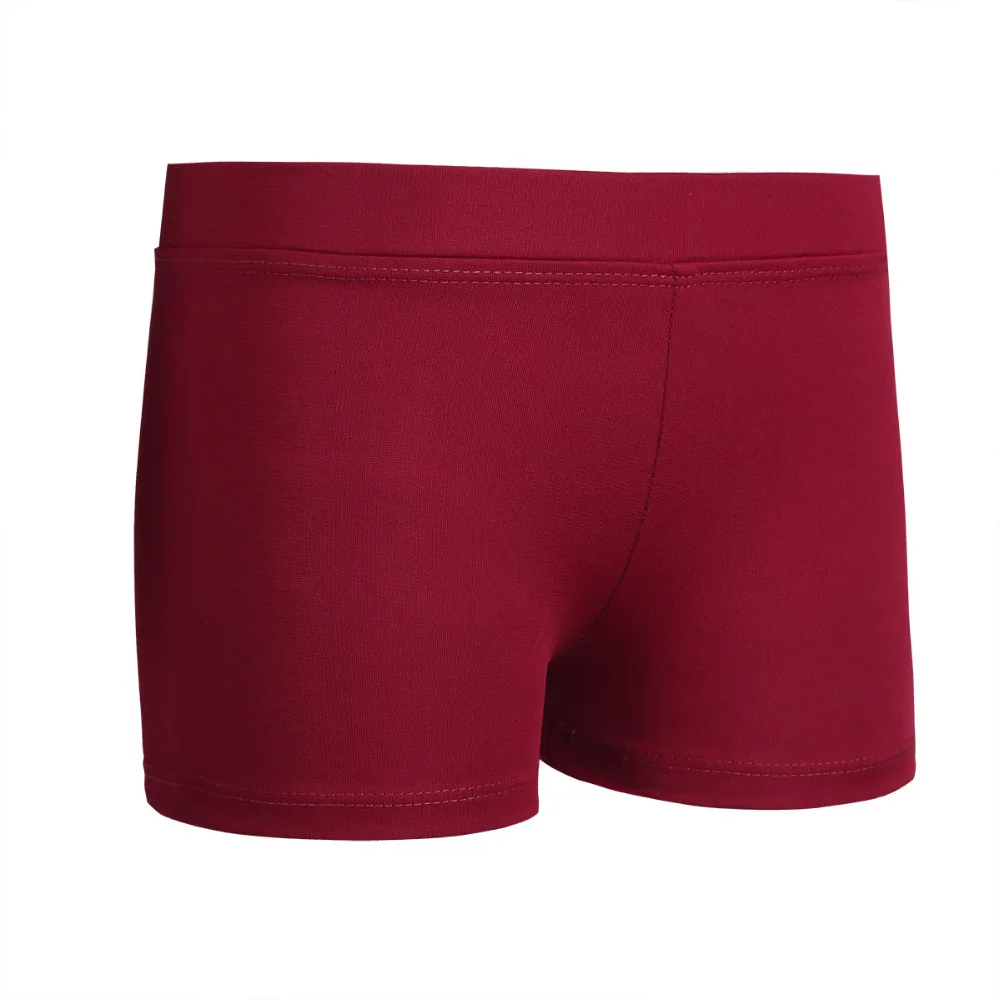 Girls Boy-cut Skinny Low Rise Activewear Dance Shorts Sports Active Workout Gym Slim Cut Shorts Children's Clothing